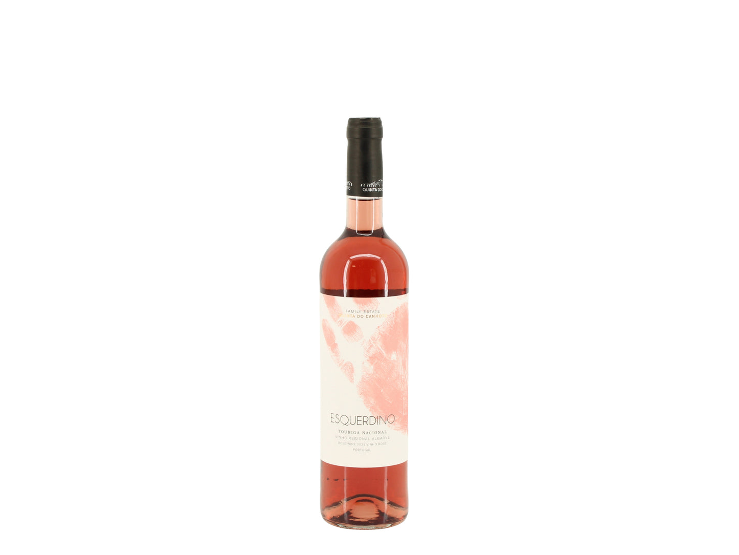 Rosé wijn uit de Algarve de Esquerdino van Quinta do Canhoto met de Touriga Nacional druif