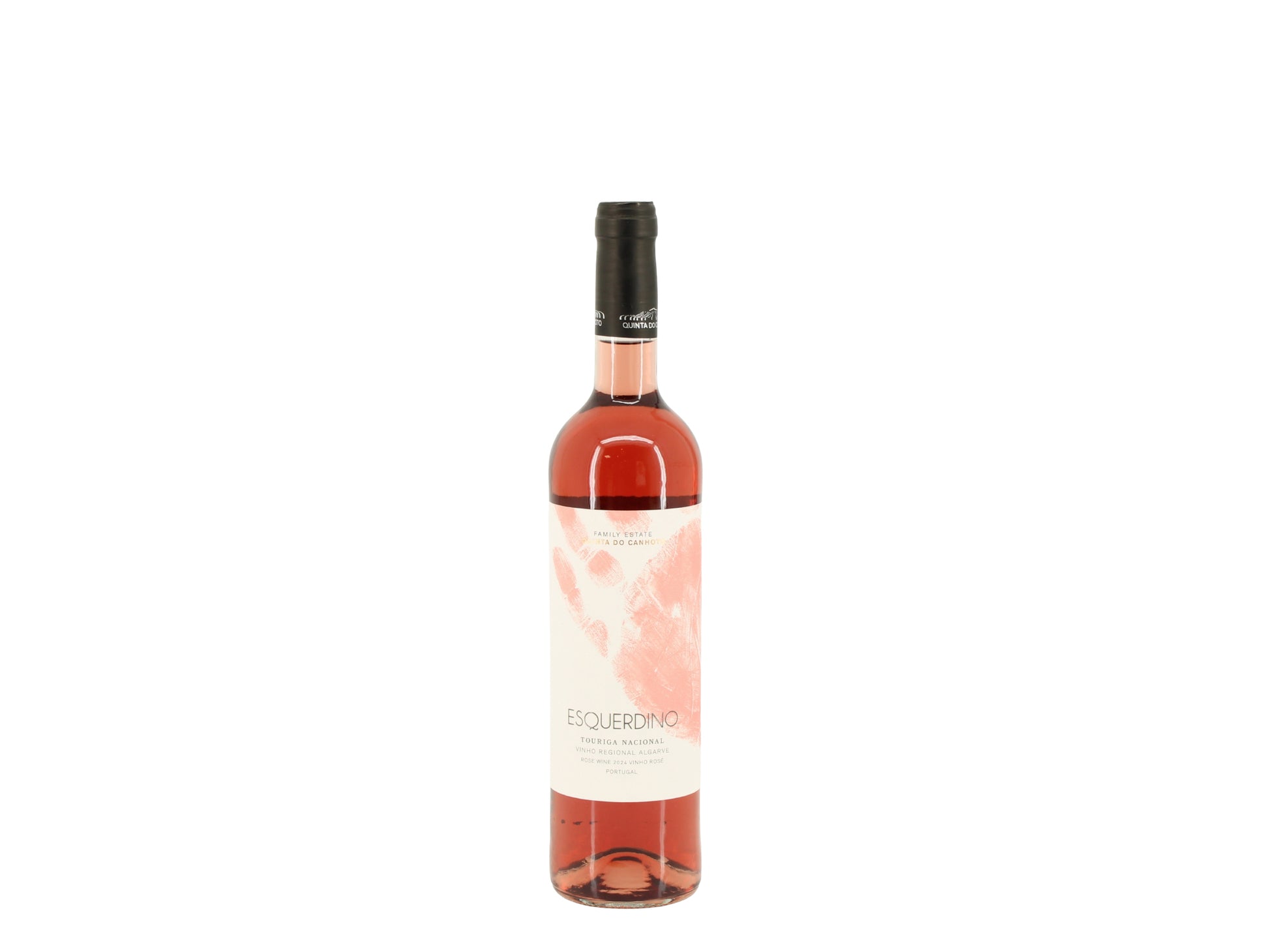 Rosé wijn uit de Algarve de Esquerdino van Quinta do Canhoto met de Touriga Nacional druif
